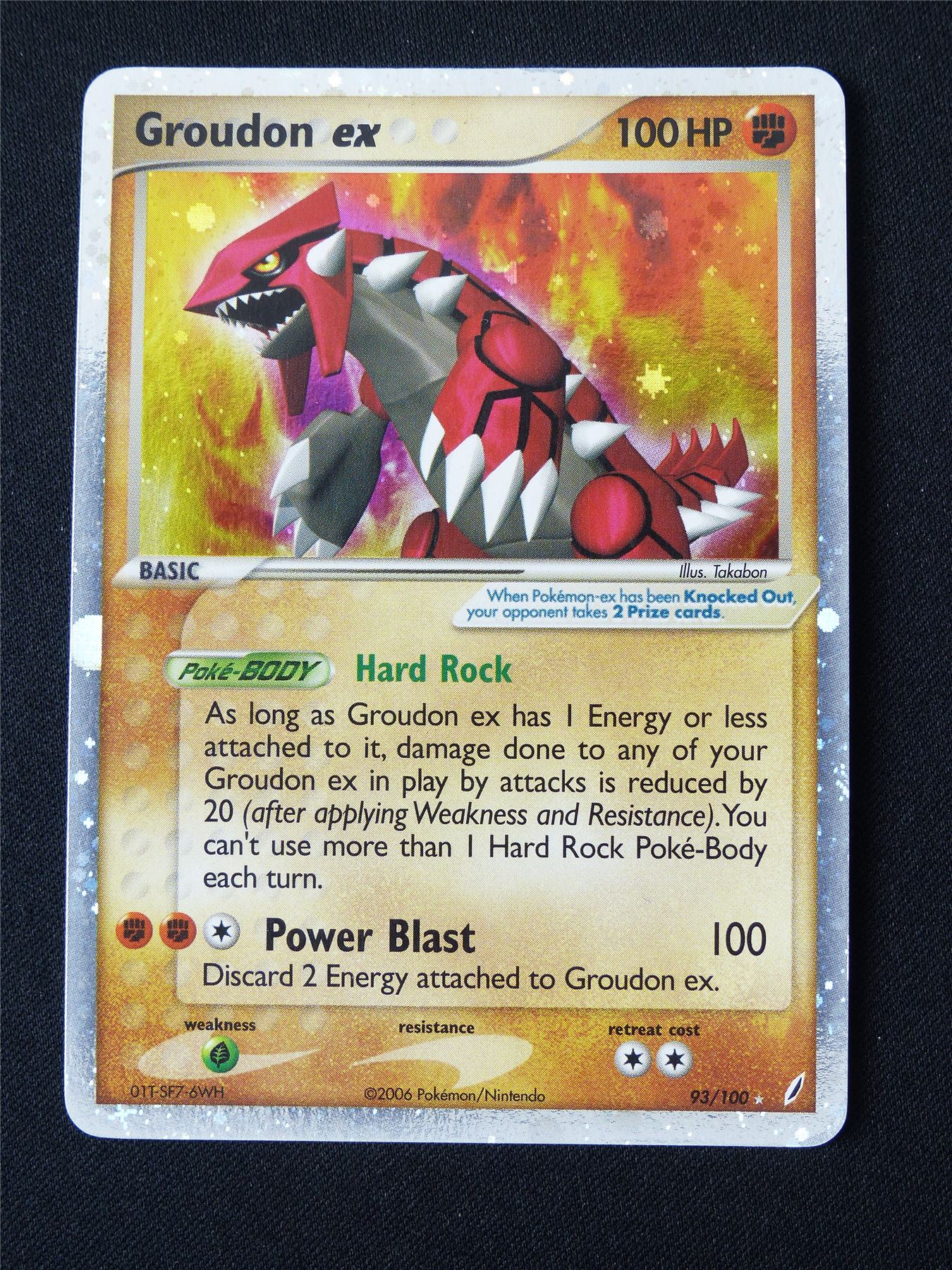 Groudon EX 93/100 Holo - Pokemon Card #1WG