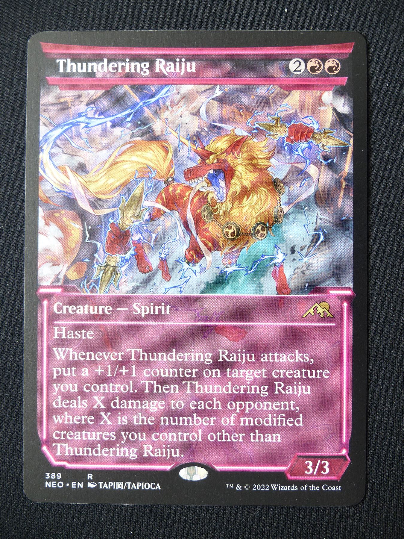 Thundering Raiju Showcase - NEO - Mtg Card #4R0