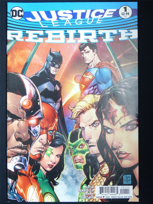 JUSTICE League: Rebirth #1 - DC Comic #68H