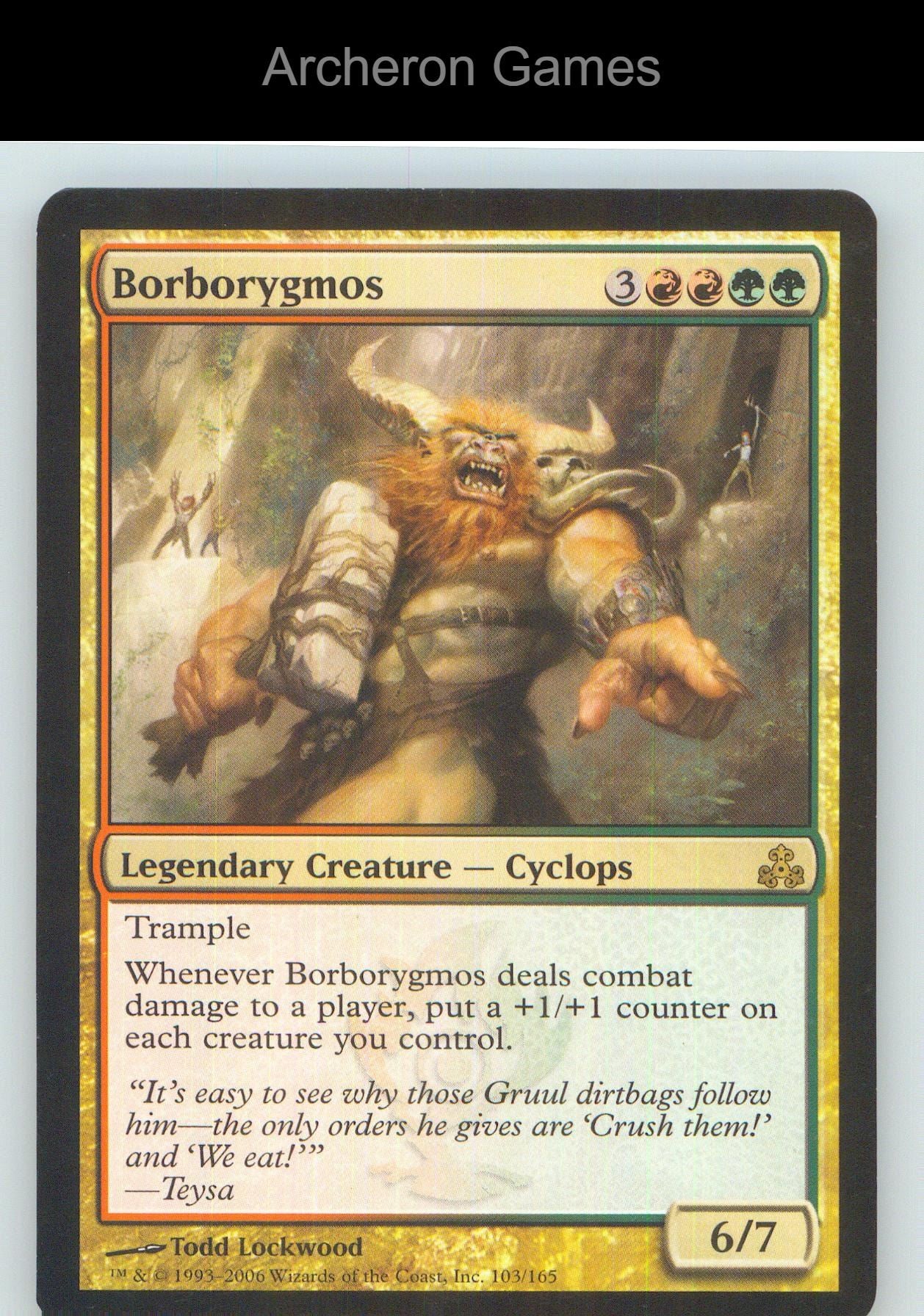 Borborygmos GPT 103 R MTG Card NM/EX+