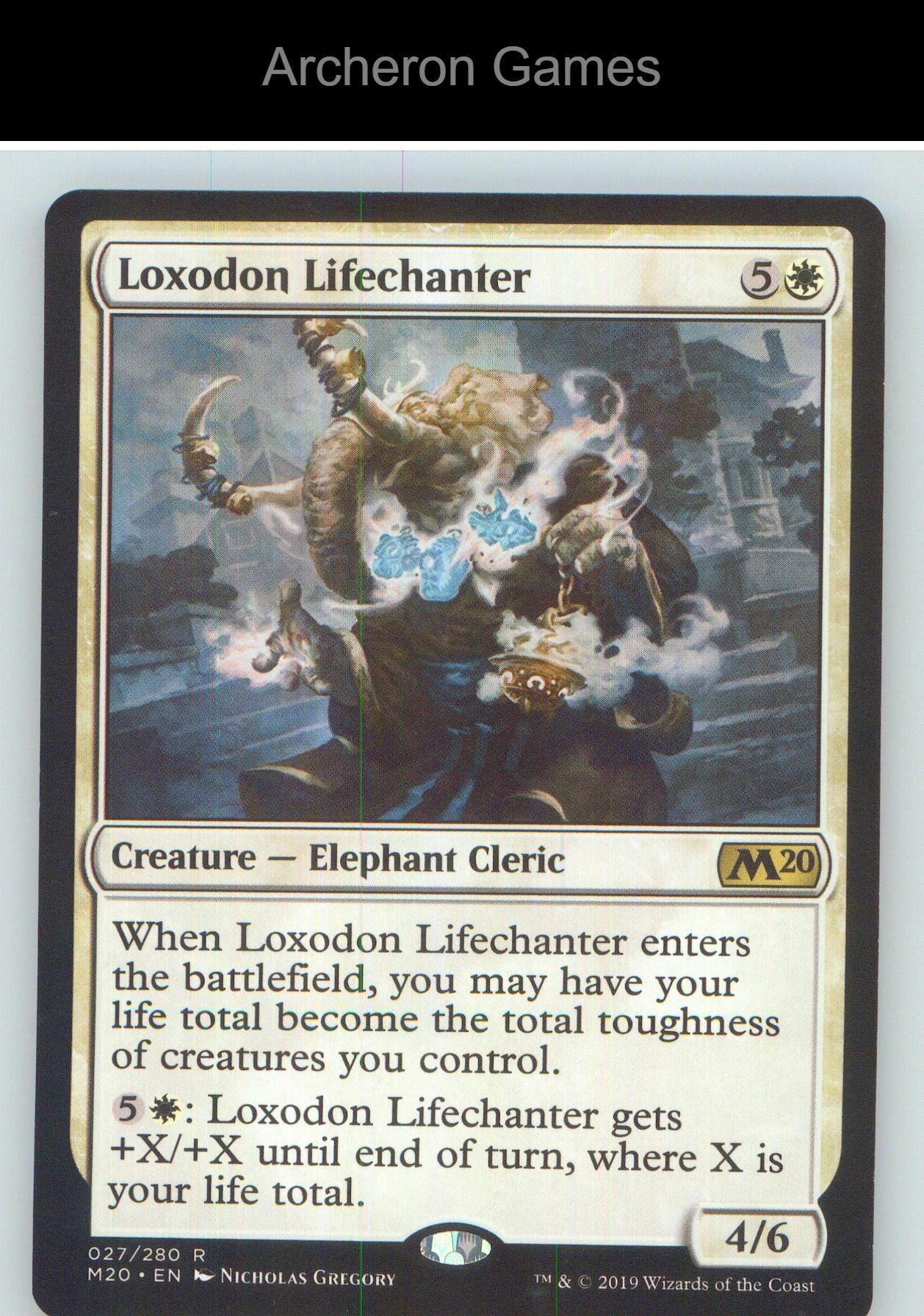 Loxodon Lifechanter M20 27 R MTG Card NM/EX+