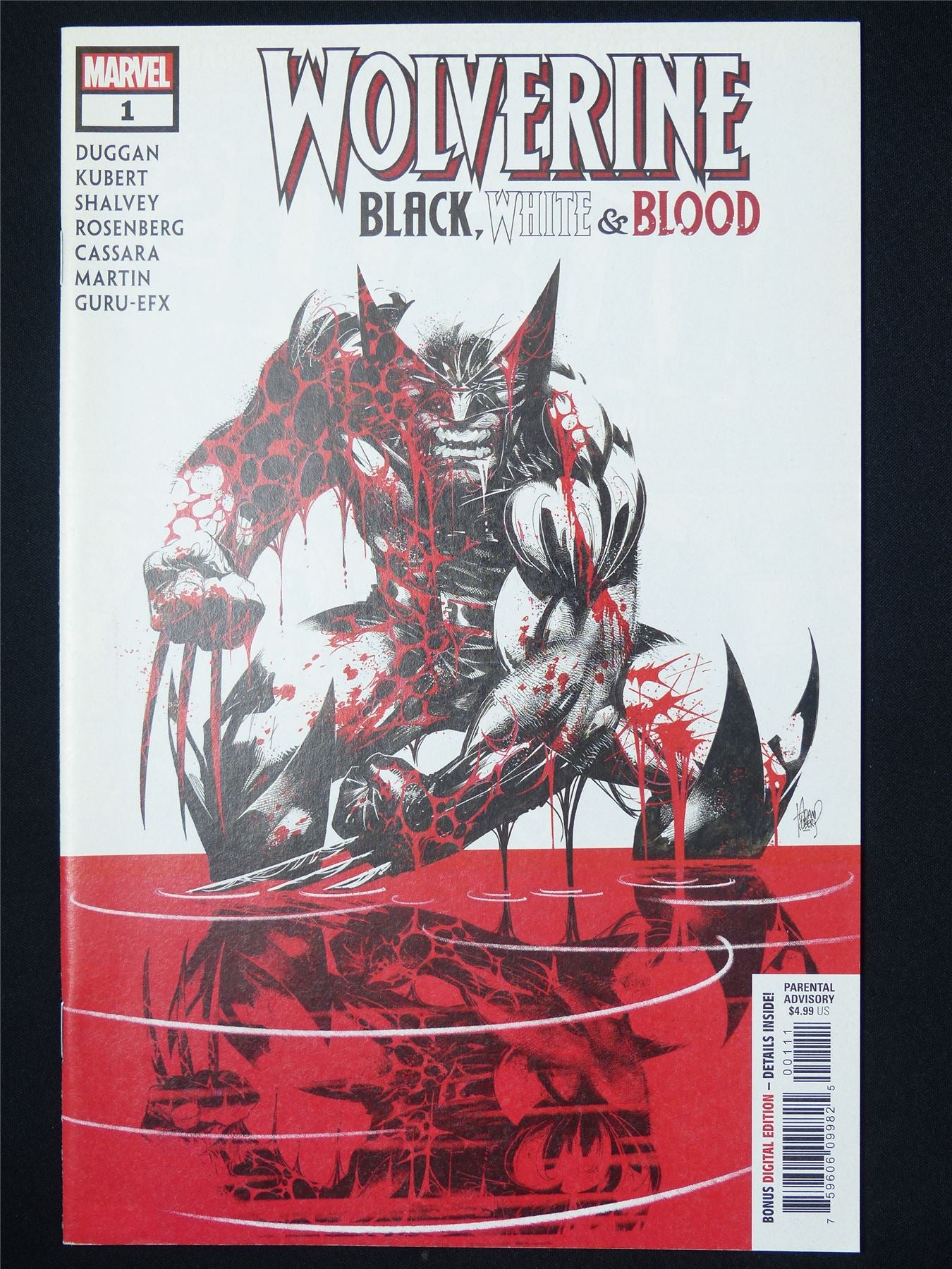 WOLVERINE: Black White & Blood #1 - B&B Marvel Comic #8HZ