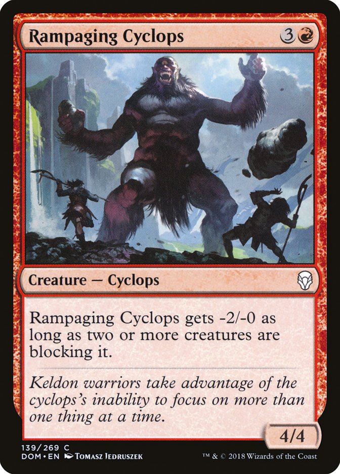 Rampaging Cyclops - Dominaria dom