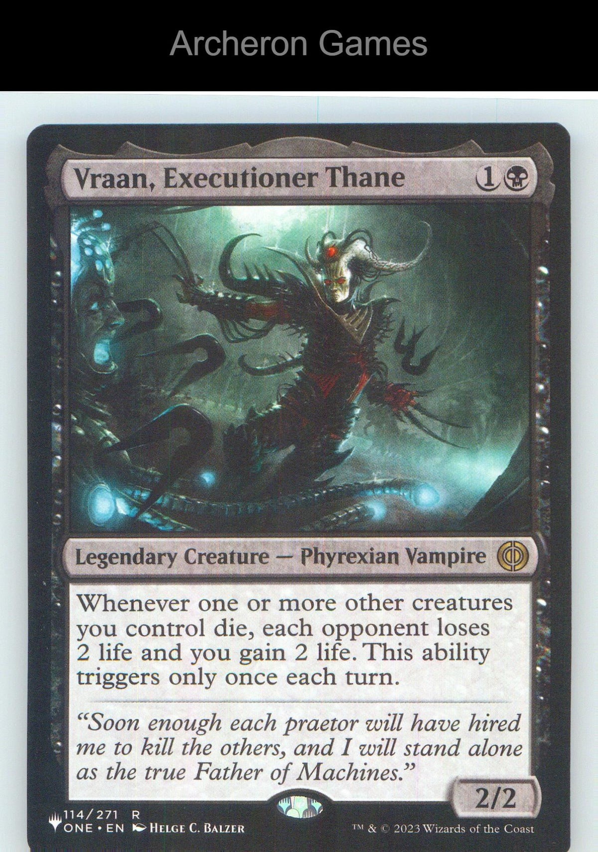 Vraan, Executioner Thane ONE 114 R MTG Card NM/EX+