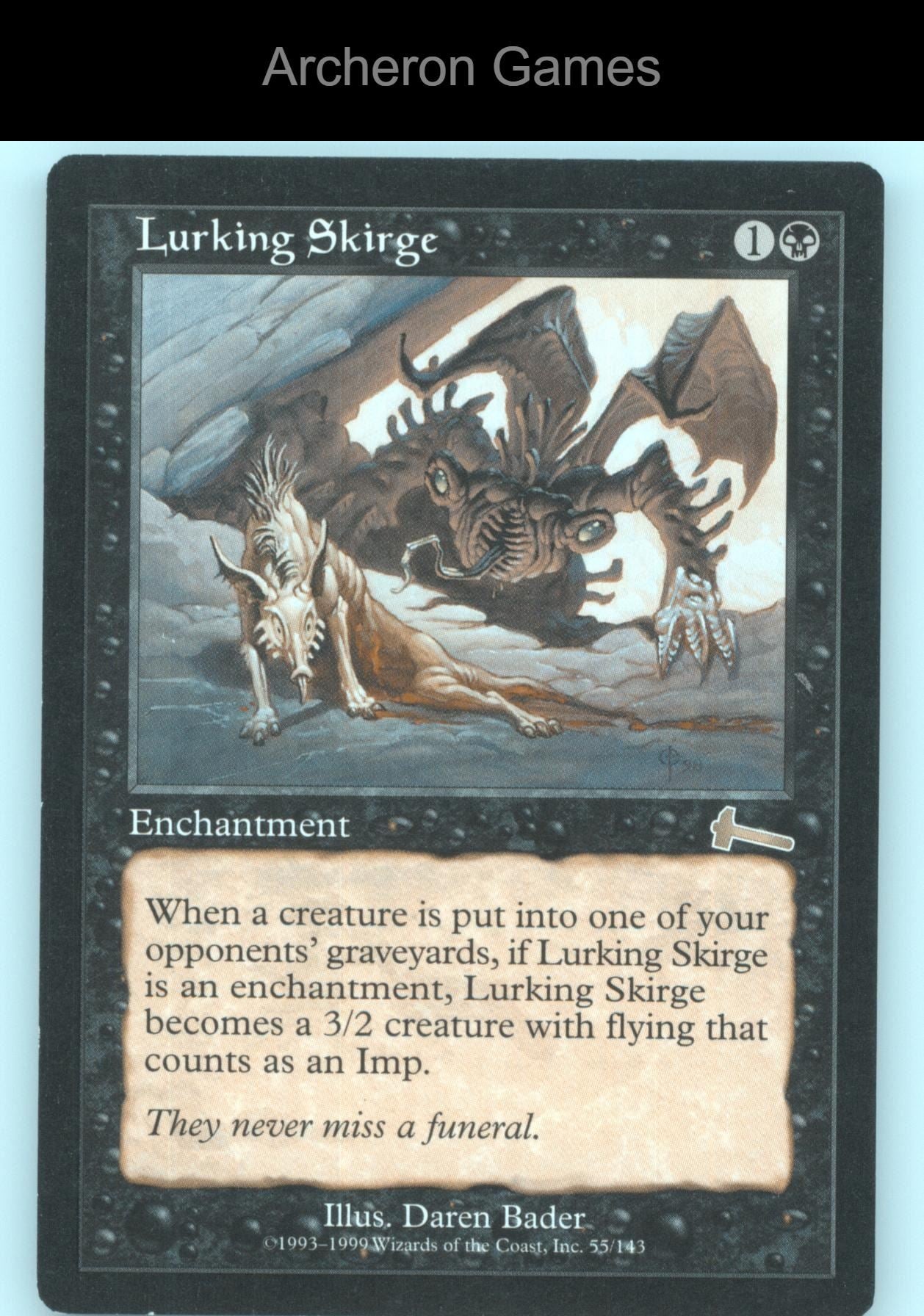 Lurking Skirge 55 R MTG Card Urza's Legacy