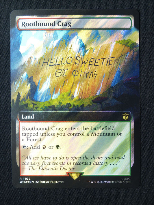 Rootbound Crag Extended Surge Foil - WHO - Mtg Card #5EY