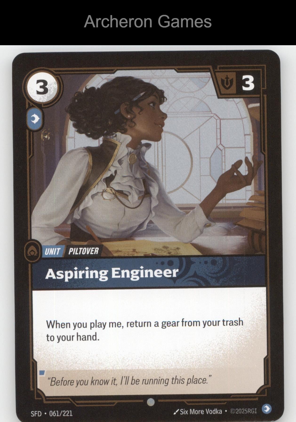 Aspiring Engineer SFD 061/221 C  Card Spiritforged
