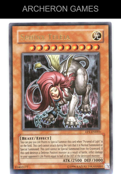 Sphinx Teleia Ultra Rare YUGIOH Card