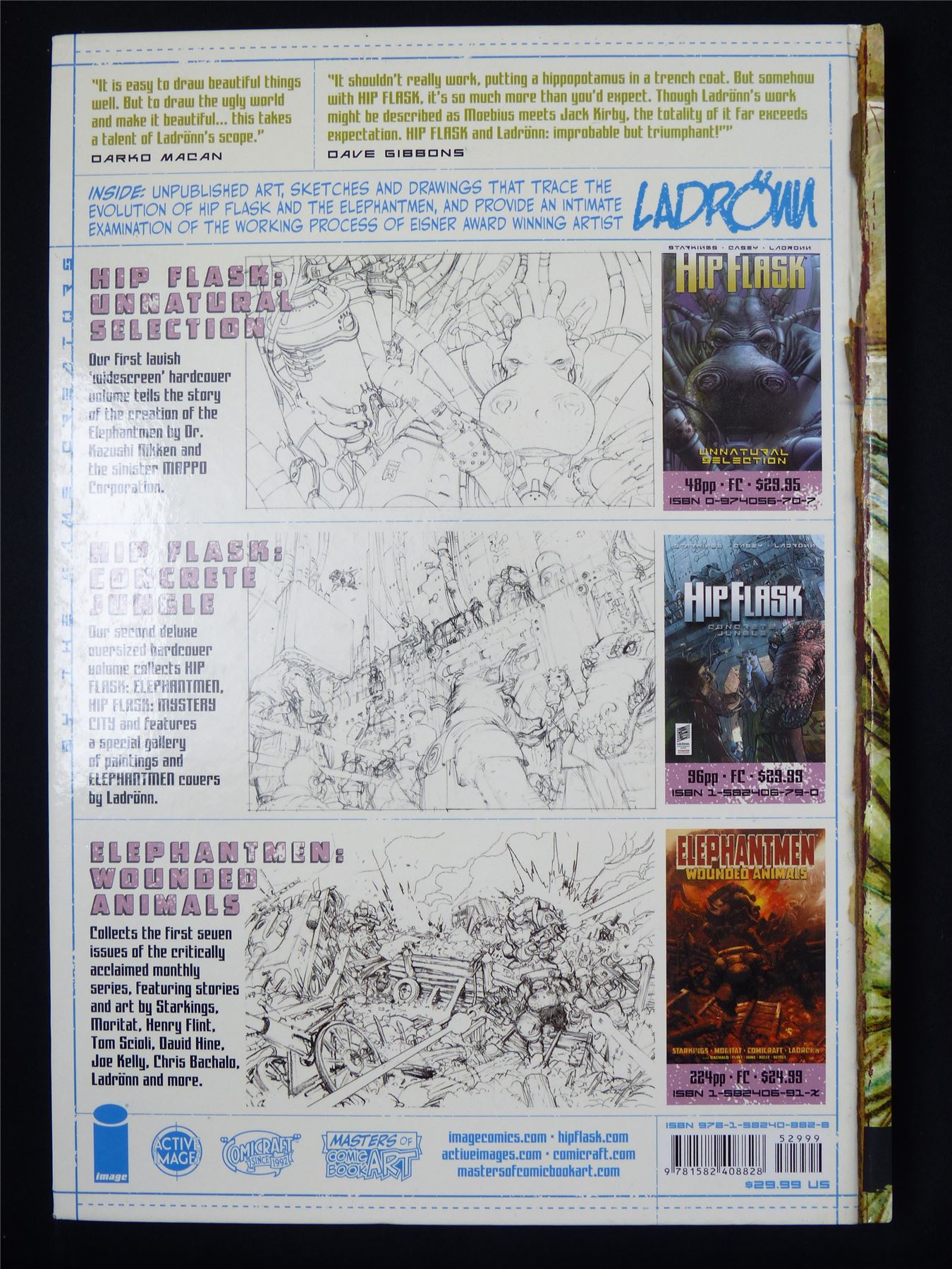 Unhuman The Elephantmen Art of Ladronn volume 1 - Image Art Book Hardback #2AO