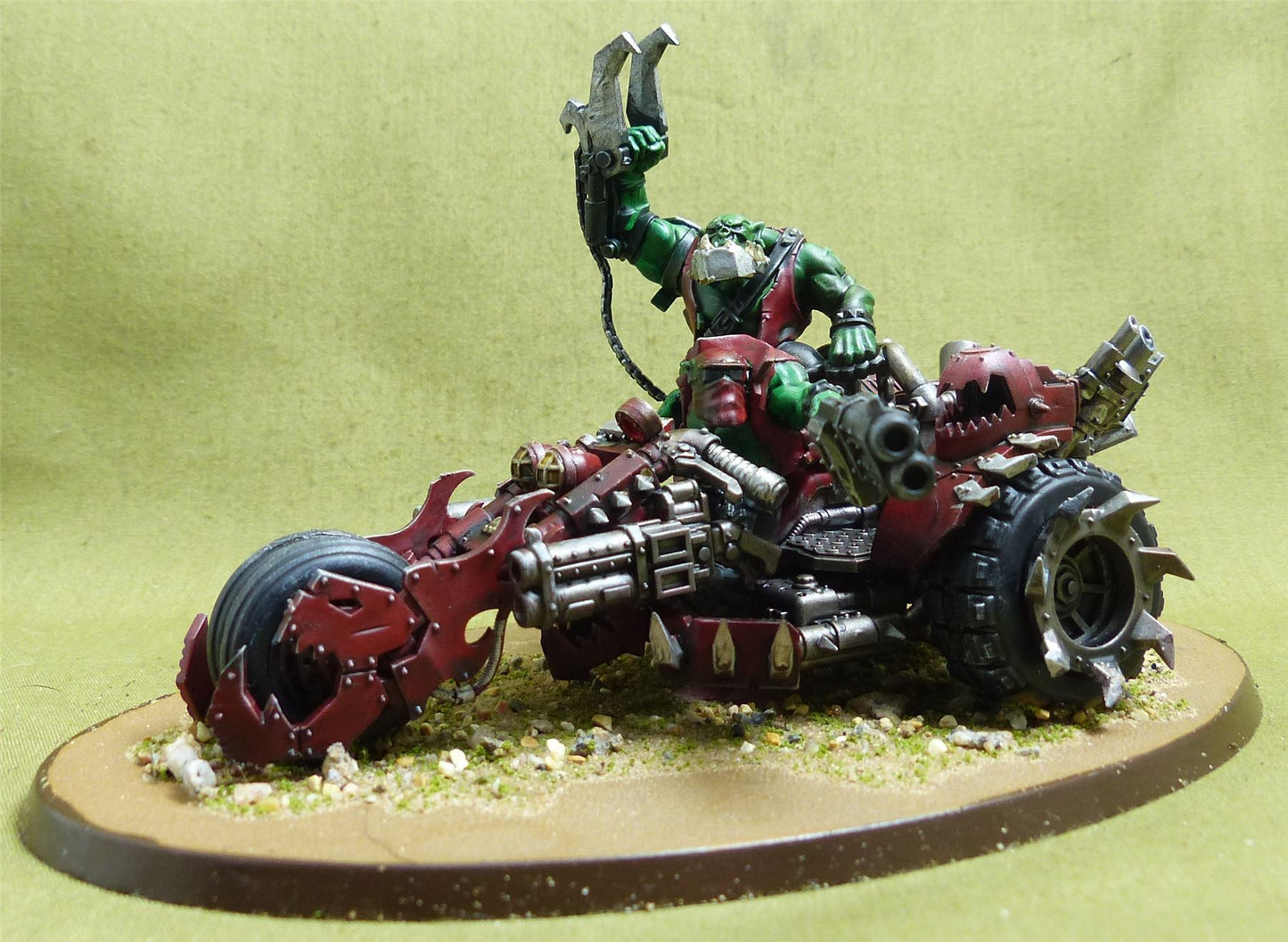 Deffkilla Wartrike painted - Orks - Warhammer 40K #2Q4
