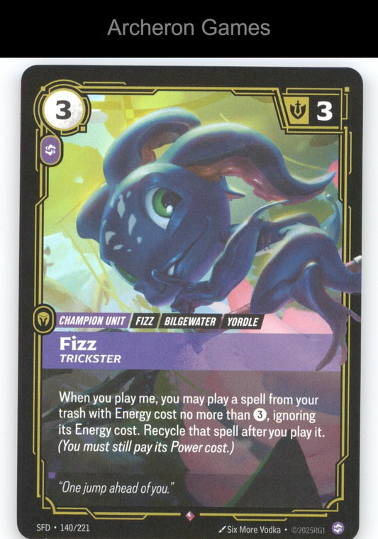 Fizz - Trickster SFD 140/221 R  Card Spiritforged
