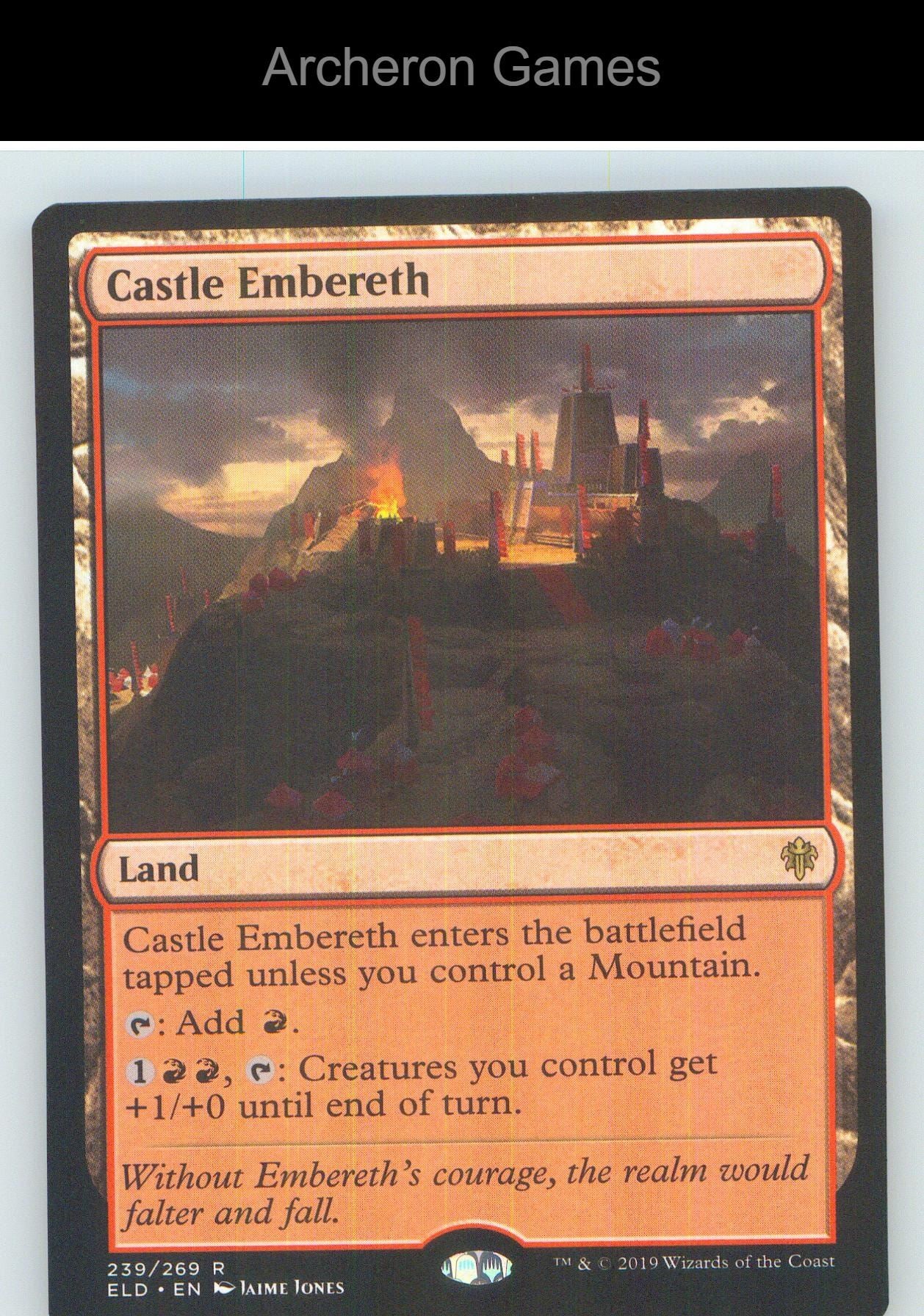 Castle Embereth ELD 239 R MTG Card NM/EX+