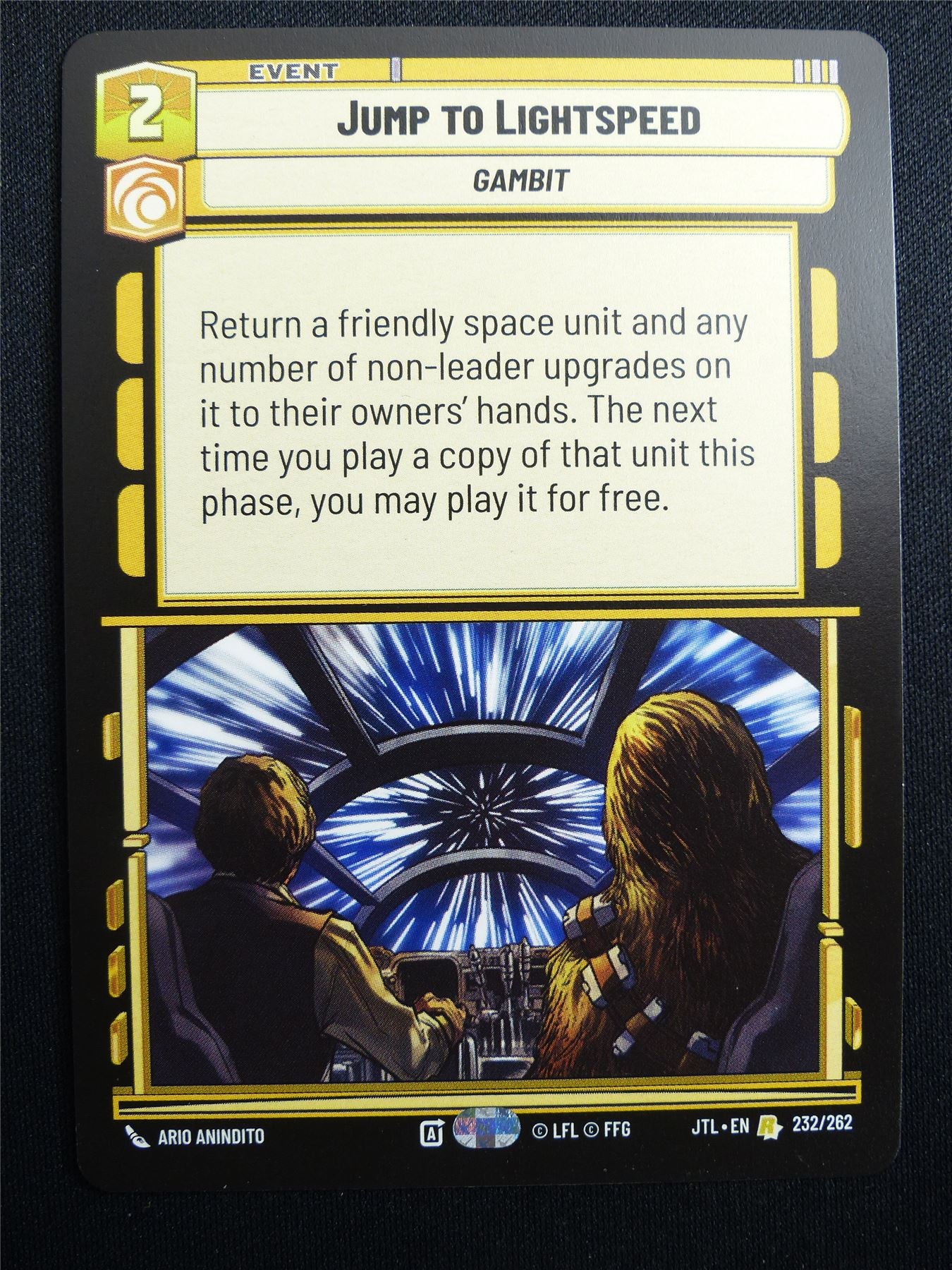 Jump to Lightspeed 232/262 - Star Wars Unlimited Card #4IP