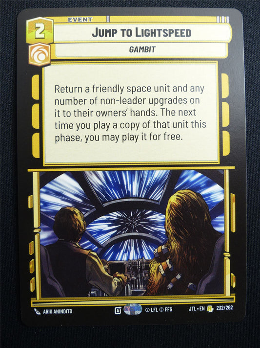 Jump to Lightspeed 232/262 - Star Wars Unlimited Card #4IP