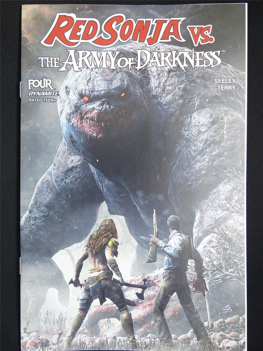 RED Sonja vs The Army of Darkness #4 Cvr A - Aug 2025 Dynamite Comic #2MO