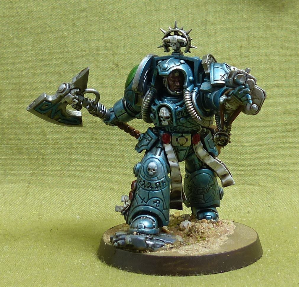Librarian in Terminator Armour painted - Space Marine - Warhammer 40K #42Z