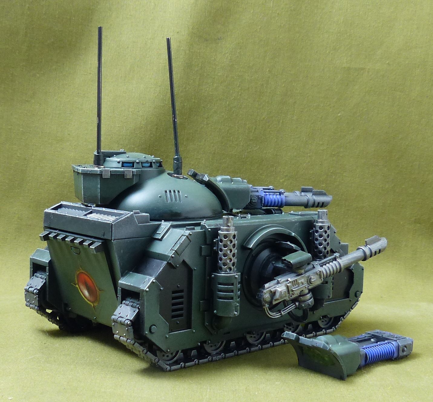 Deimos Pattern Predator Battle Tank Painted - Sons of Horus - Warhammer Horus Heresy #B9