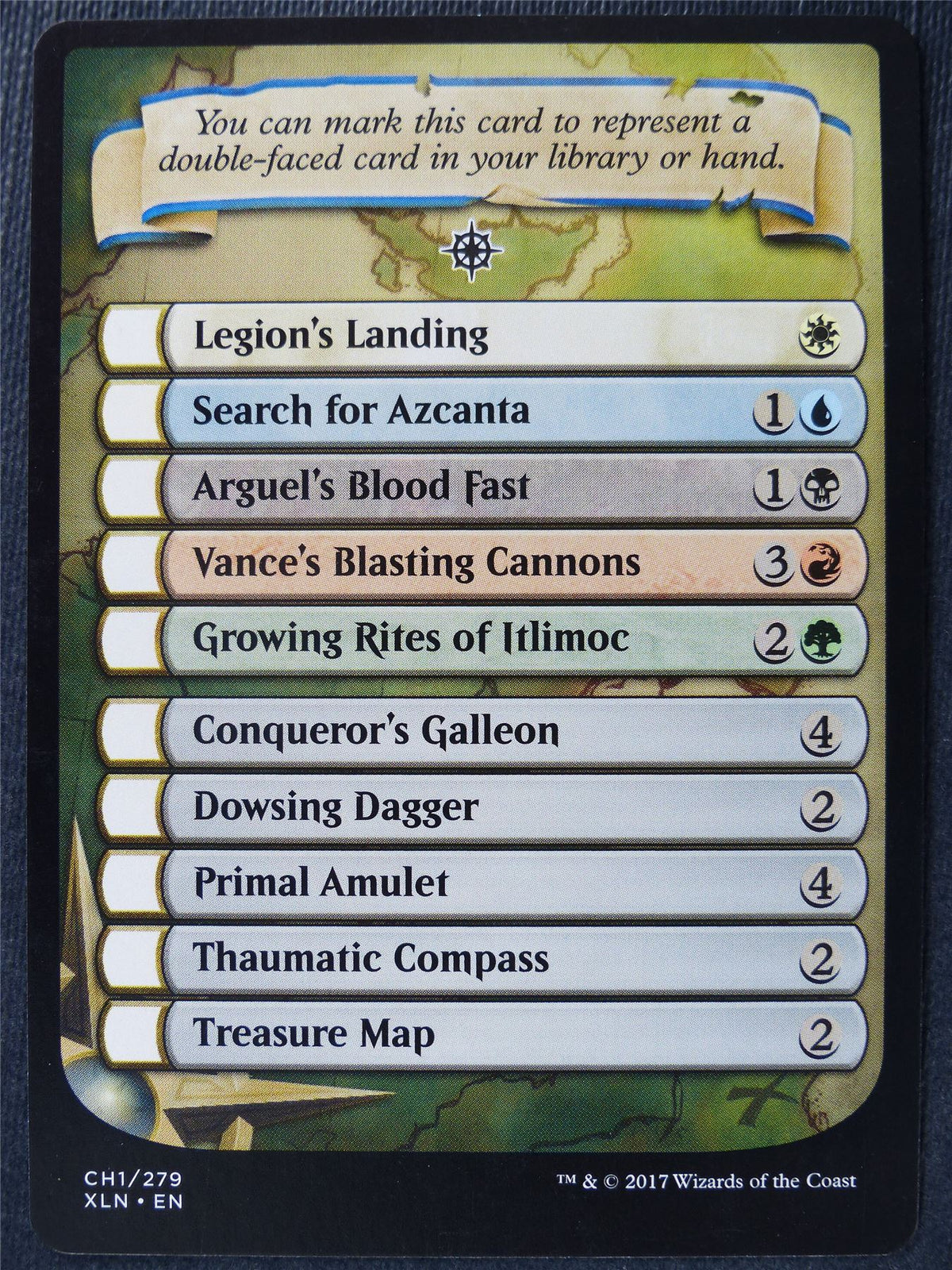 Ixalan Checklist Token - Mtg Card #3SK