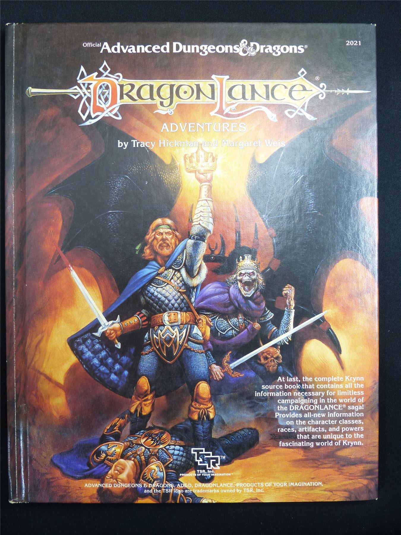 Official AD&D: Dragon Lance Adventures - Roleplay Hardback #1GK