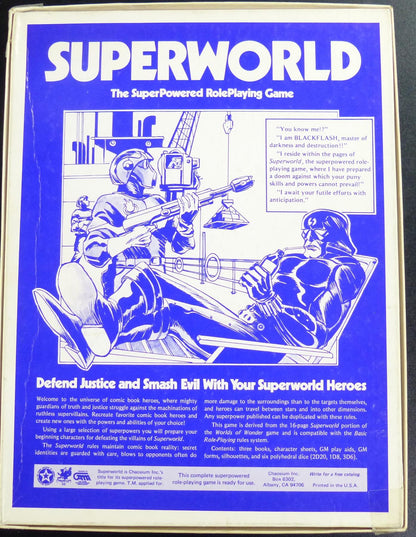 Superworld: Superpowered Roleplaying Game Classic OOP #1XN