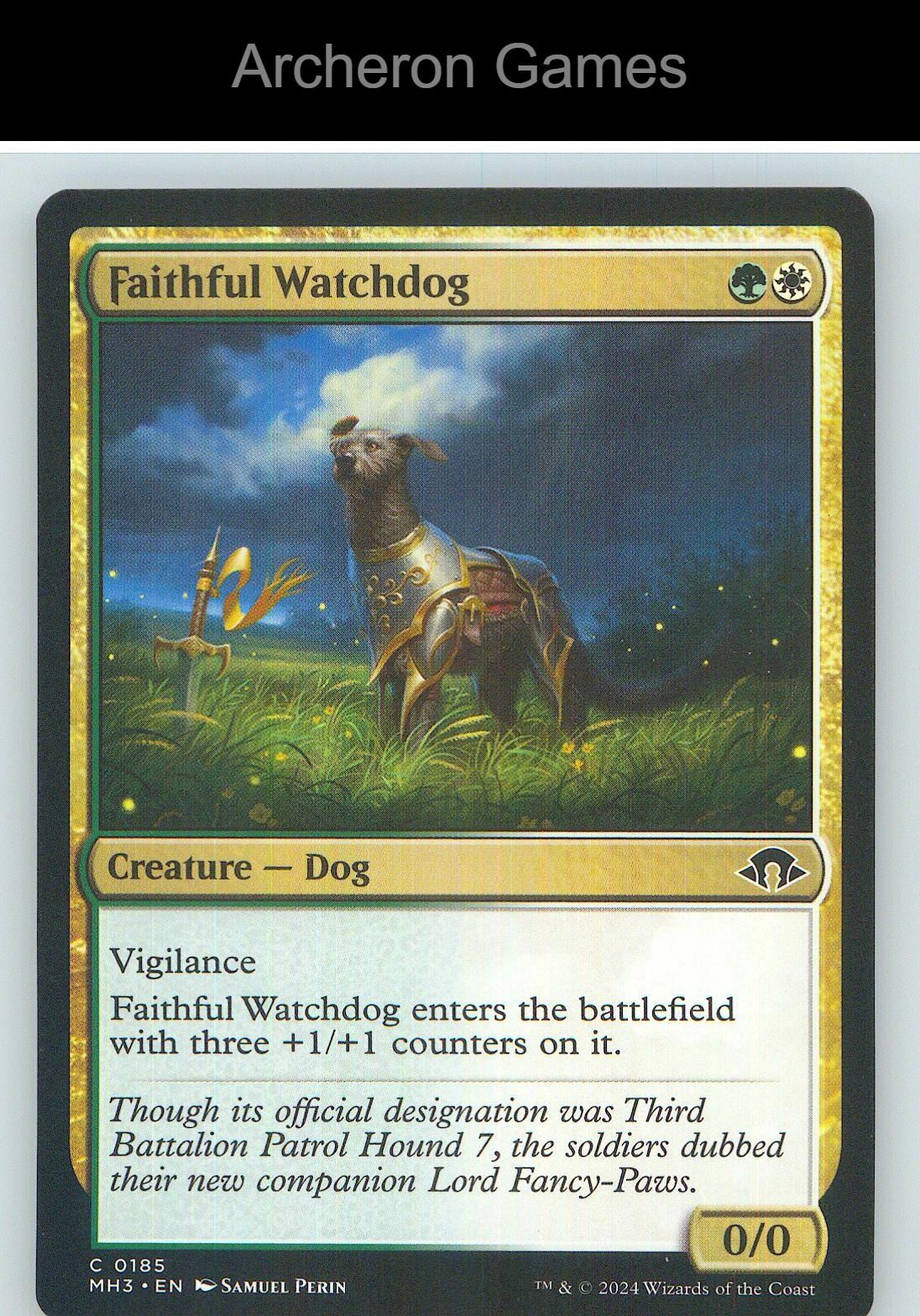 Faithful Watchdog MH3 185 C MTG Card NM/EX+