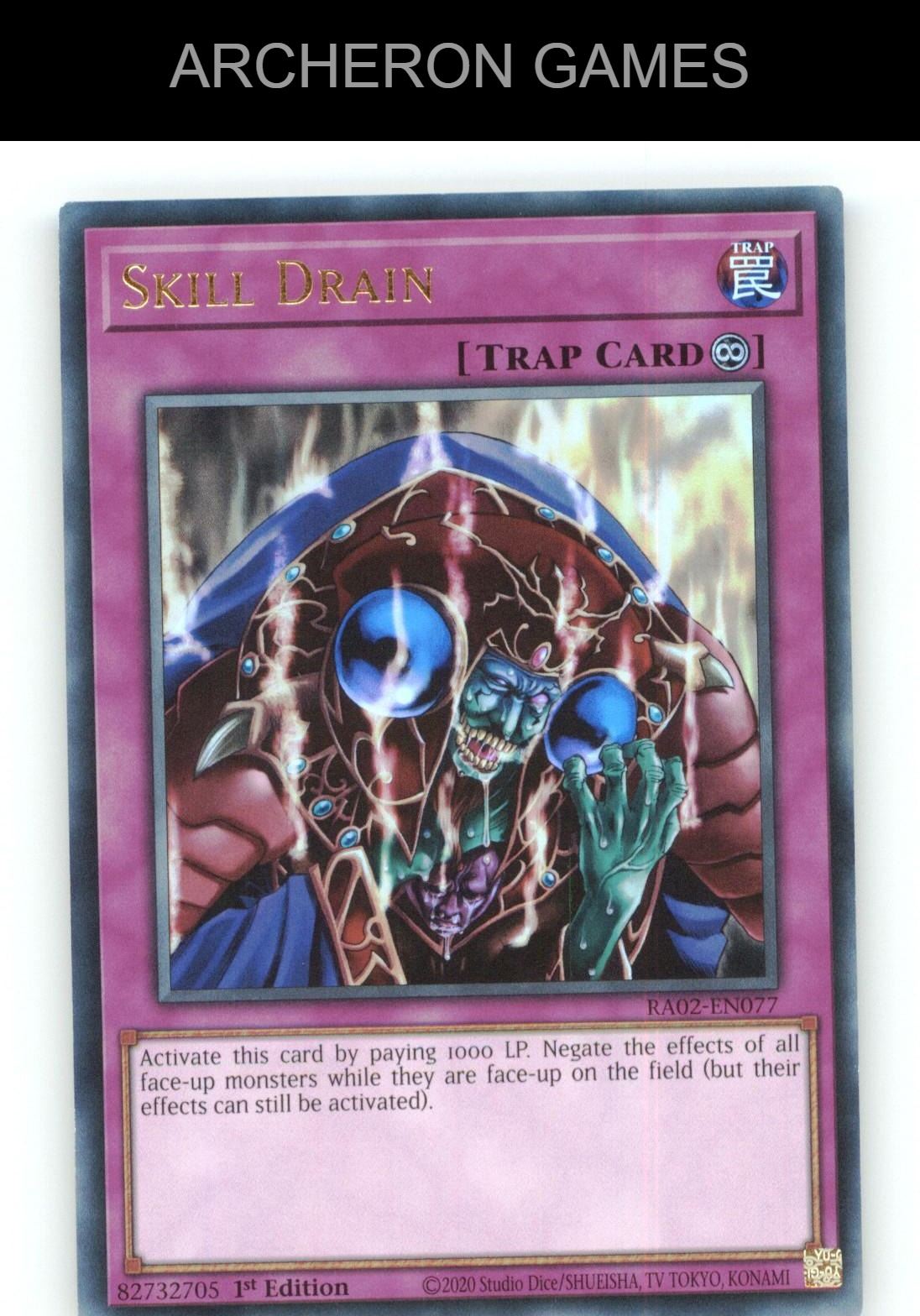 Skill Drain (UR) Ultra Rare YUGIOH Card