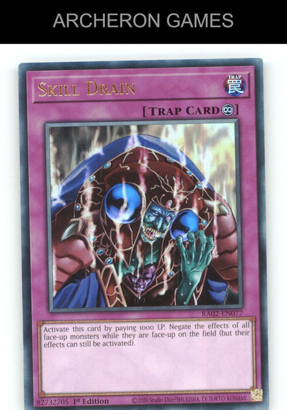 Skill Drain (UR) Ultra Rare YUGIOH Card