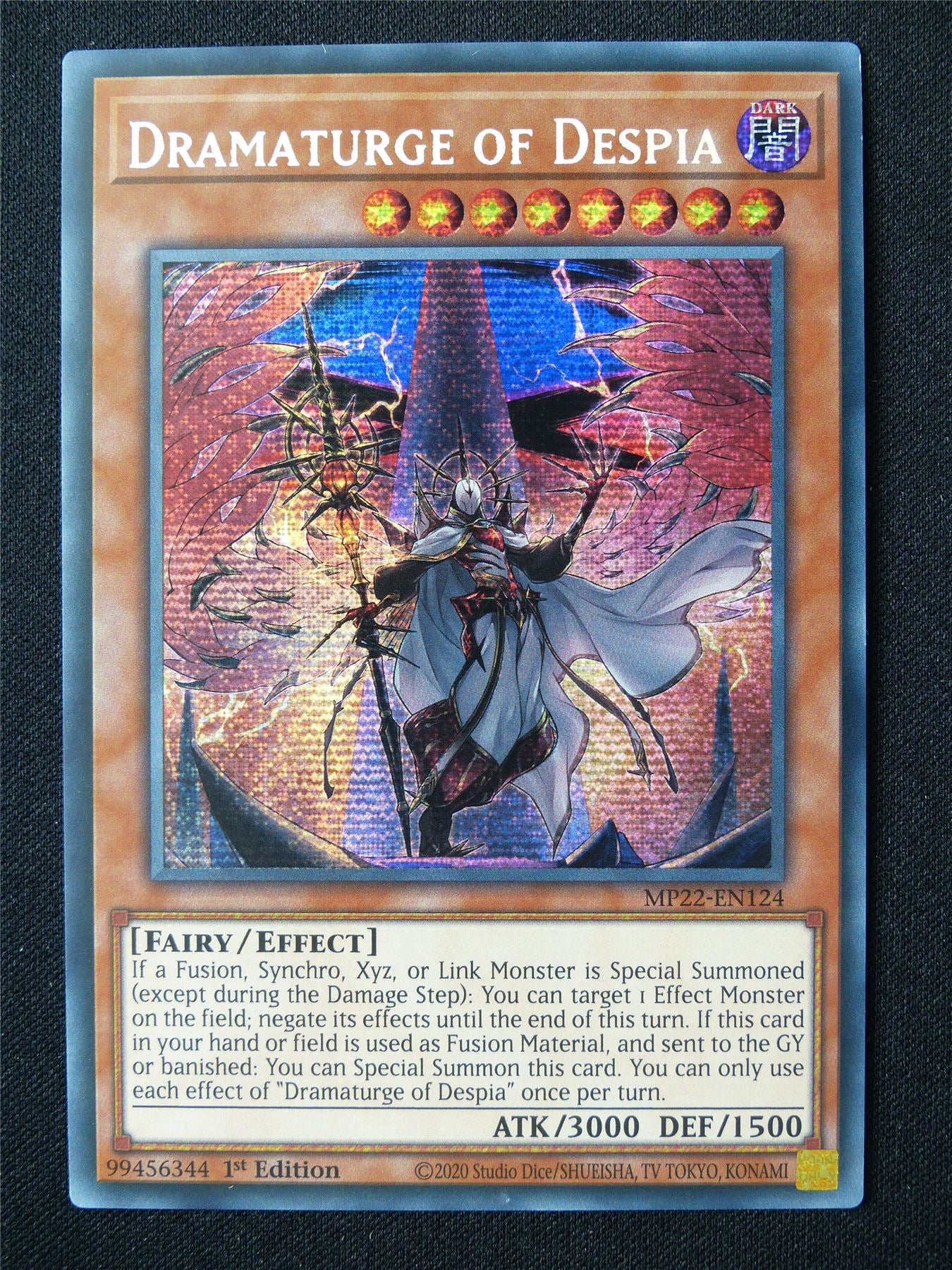 Dramaturge of Despia MP22 Secret Rare - 1st ed Yugioh Card #6D