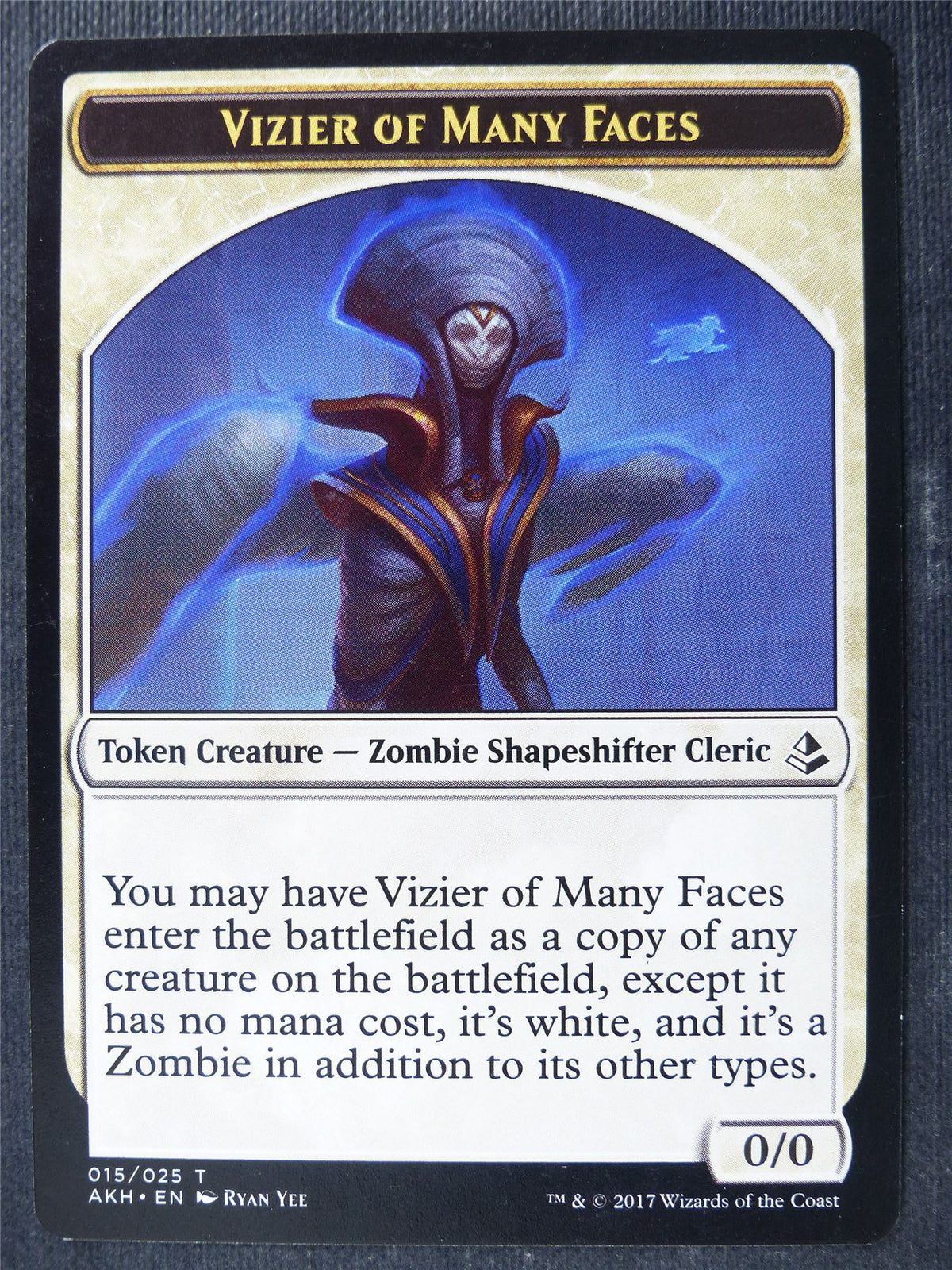 Vizier of Many Faces Token - Mtg Card #401
