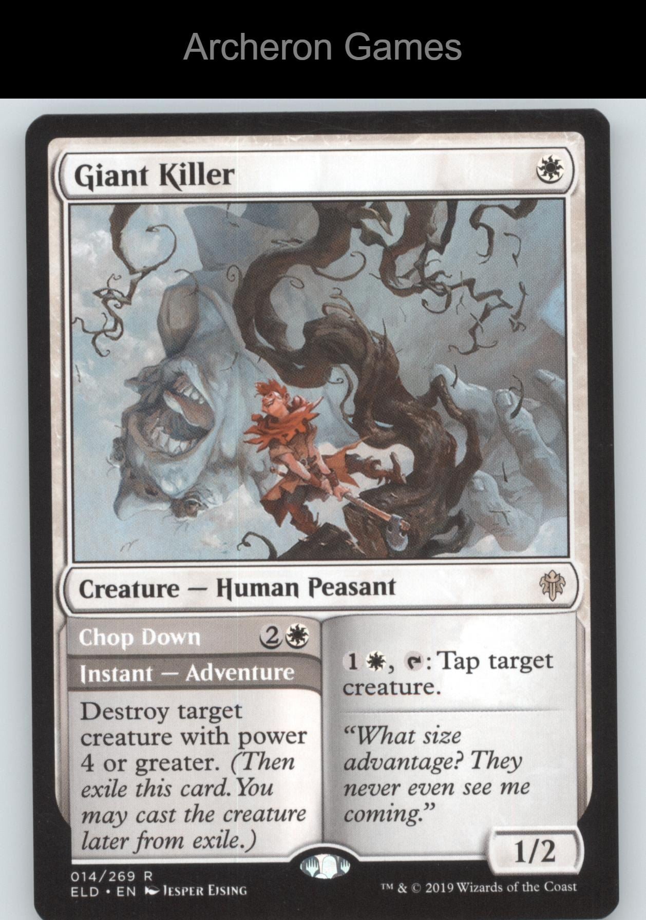 Giant Killer 14 R MTG Card Throne of Eldraine