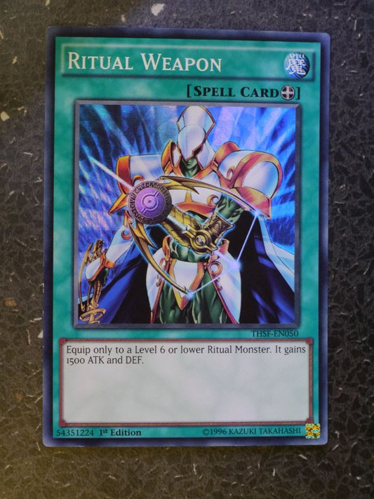 Yugioh Cards: RITUAL WEAPON THSF  SUPER RARE # 3D14