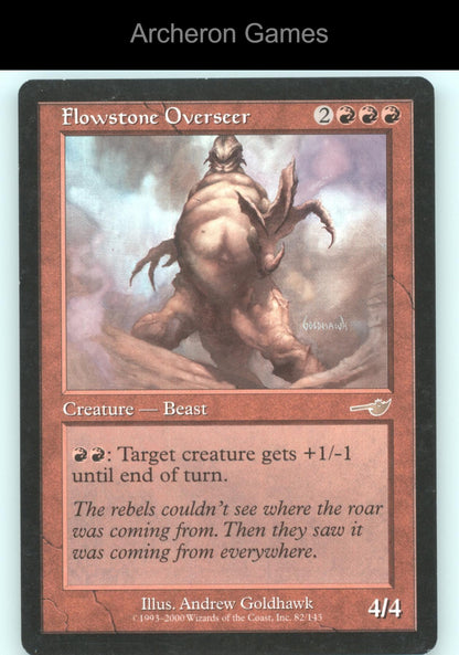 Flowstone Overseer 82 R MTG Card Nemesis