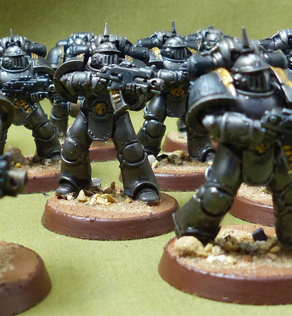 MKIII Tactical Squad painted - Iron Hands - Warhammer Horus Heresy #9H9