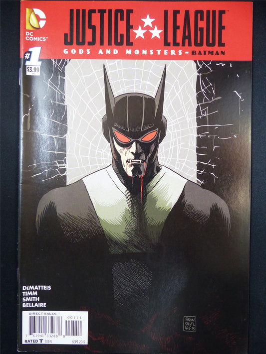JUSTICE League Gods and Monsters Batman #1 - DC Comic #6BE