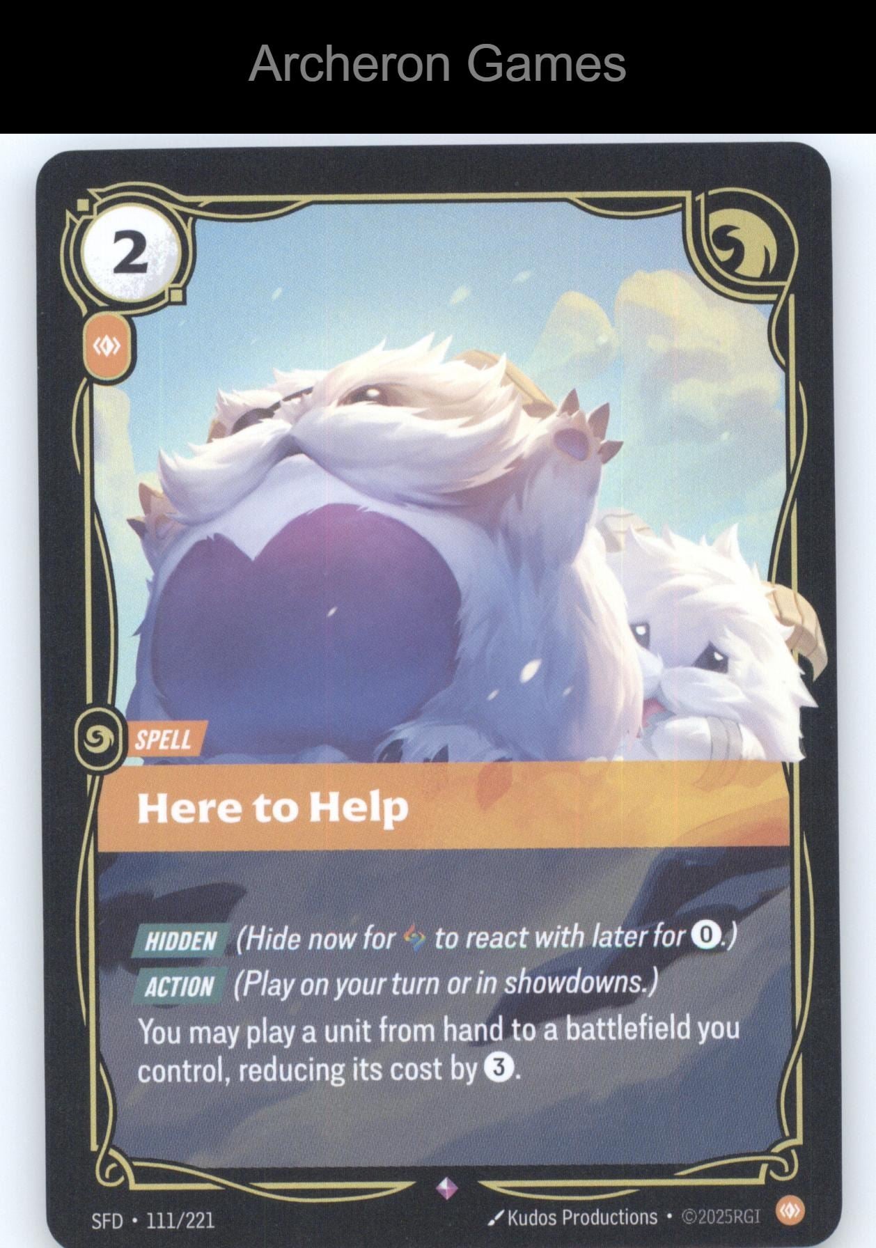 Here to Help SFD 111/221 R  Card Spiritforged
