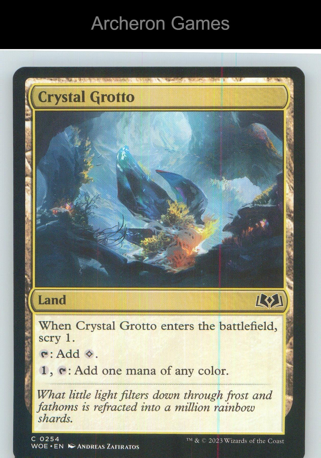 Crystal Grotto WOE 254 C MTG Card NM/EX+