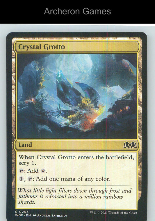 Crystal Grotto WOE 254 C MTG Card NM/EX+