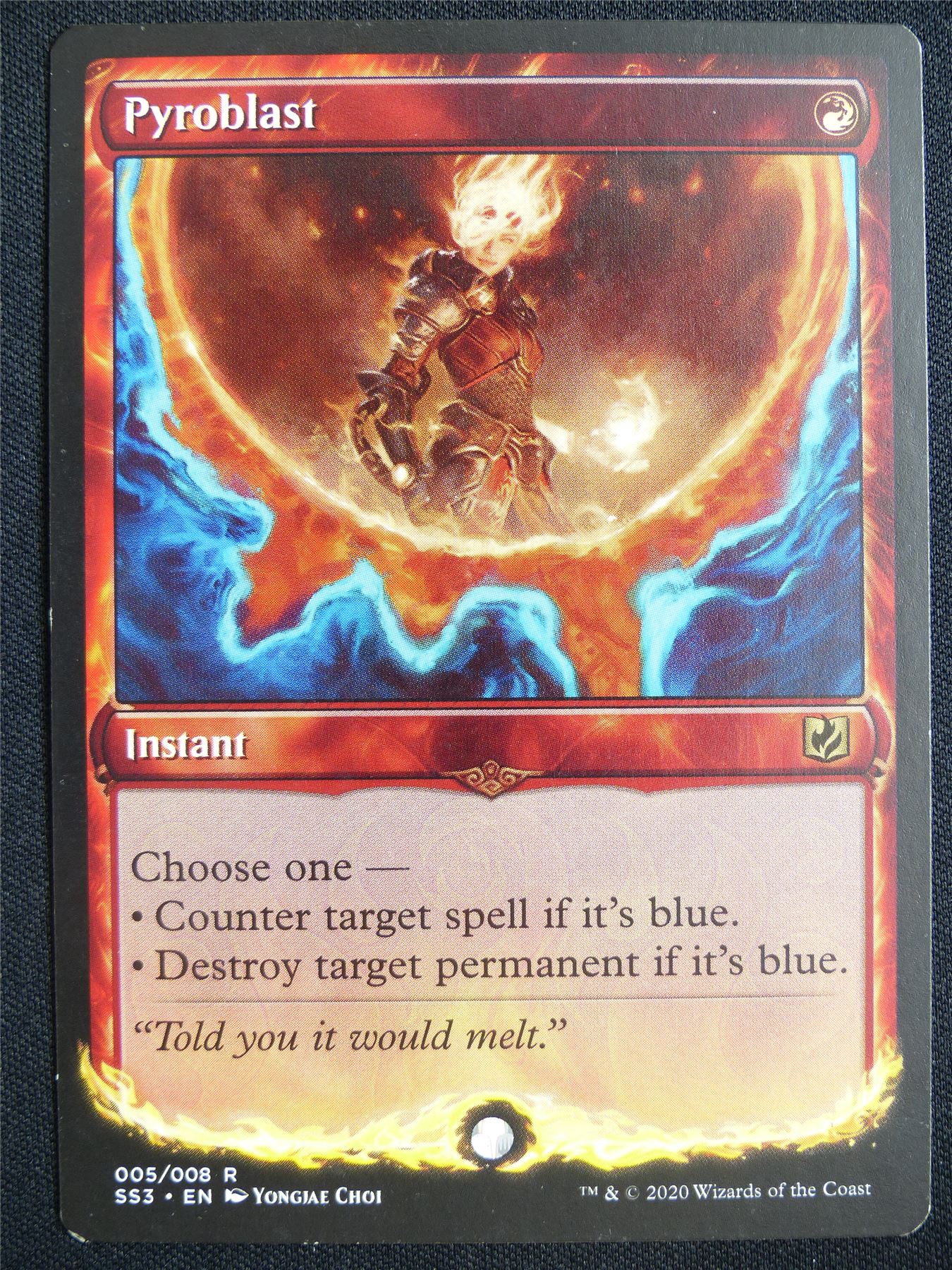 Pyroblast Spellbook - SS3 - Mtg Card #241