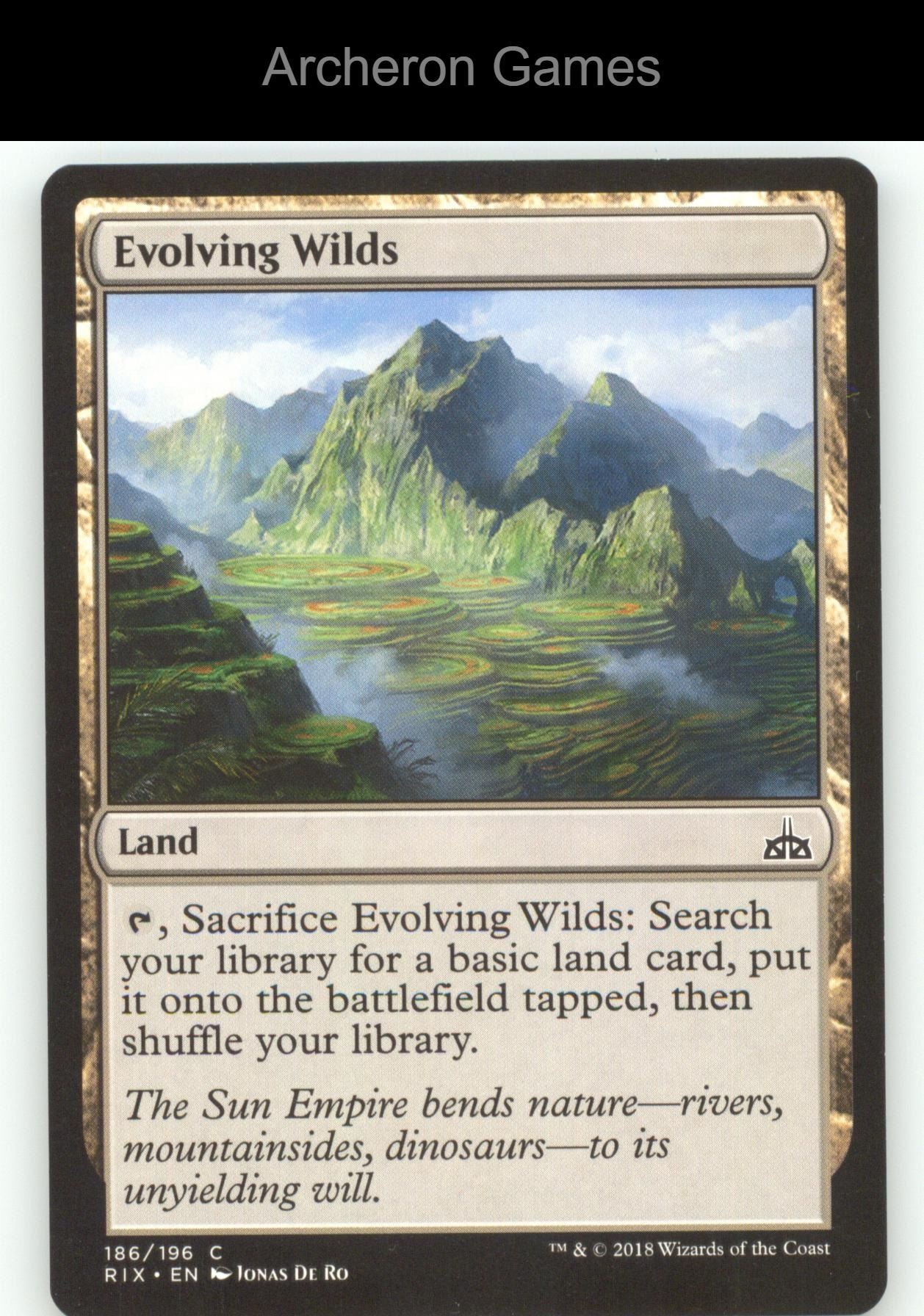 Evolving Wilds 186 C MTG Card Rivals of Ixalan