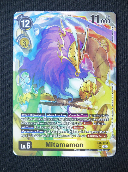 Mitamamon EX5-033 SR Foil - Digimon Card #3SS