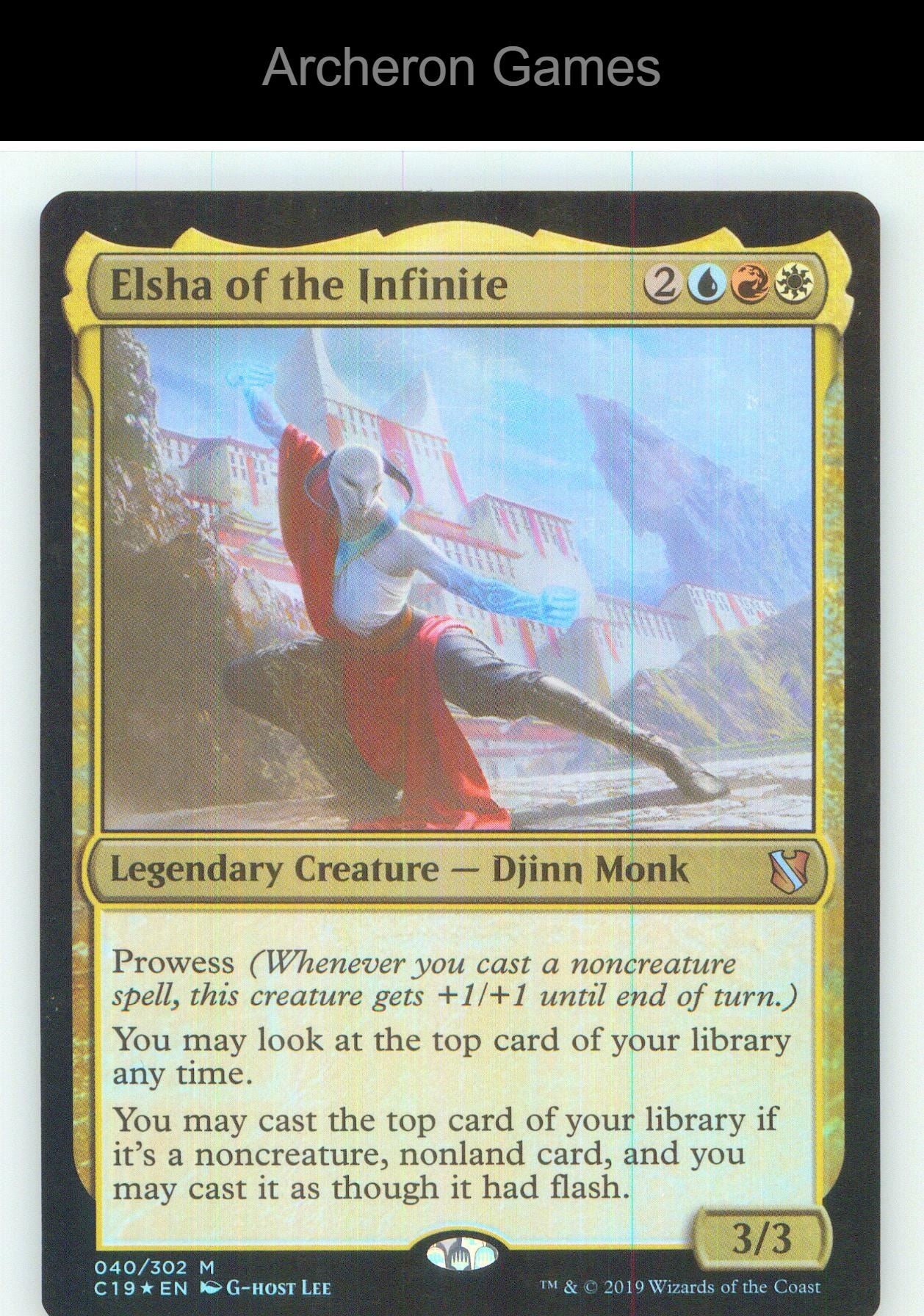 Elsha of the Infinite C19 40 Mythic MTG Card NM/EX+ Foil
