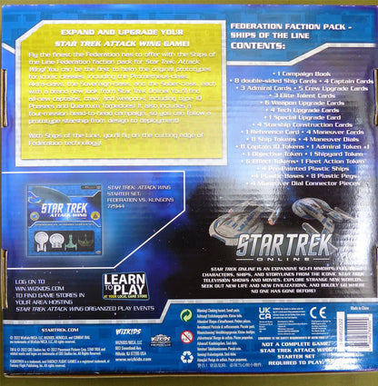 Star Trek Attack Wing: Federation Faction Pack: Ships of the Line - Miniatures Games #3AY