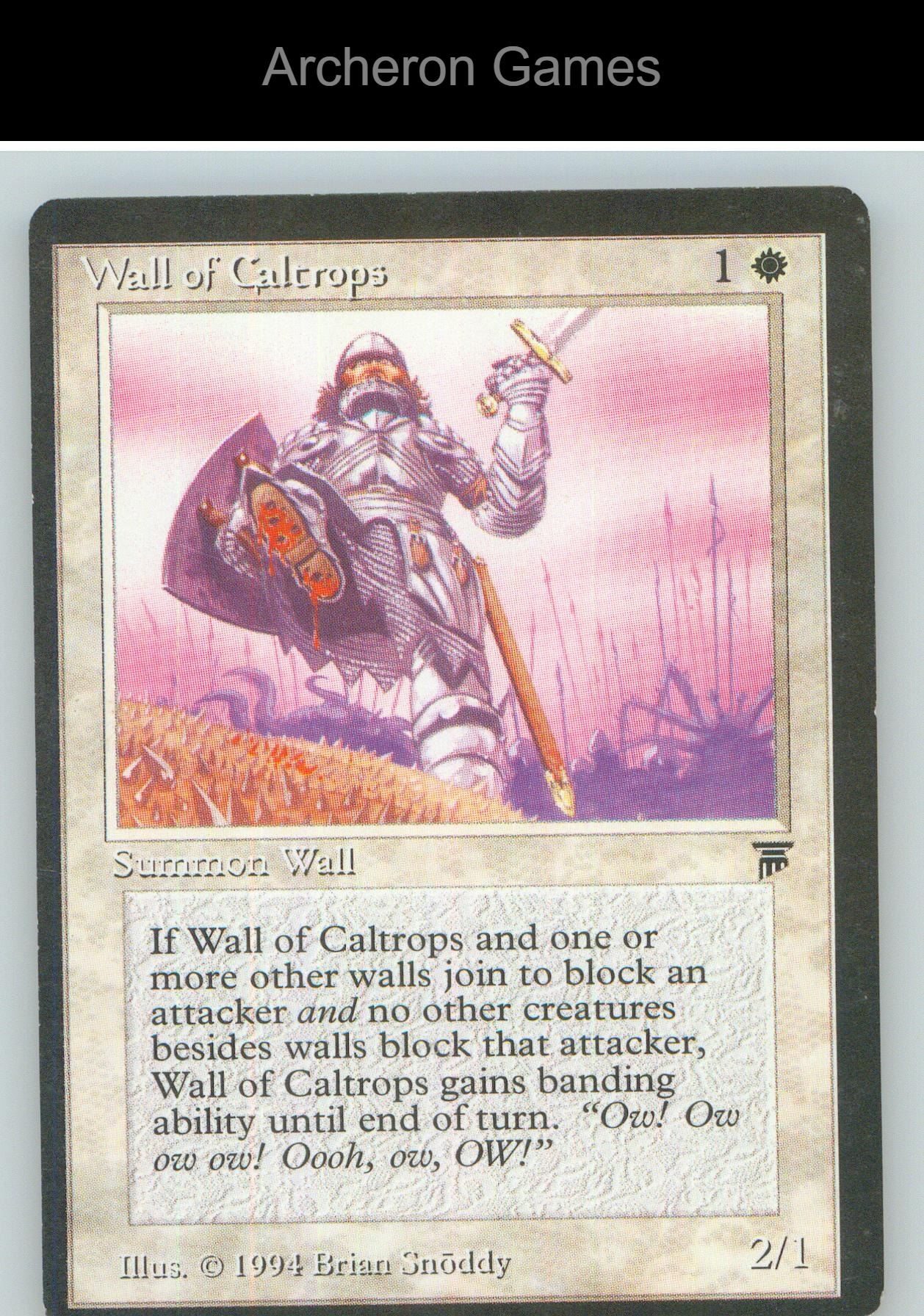 Wall of Caltrops LEG C MTG Card NM/EX+