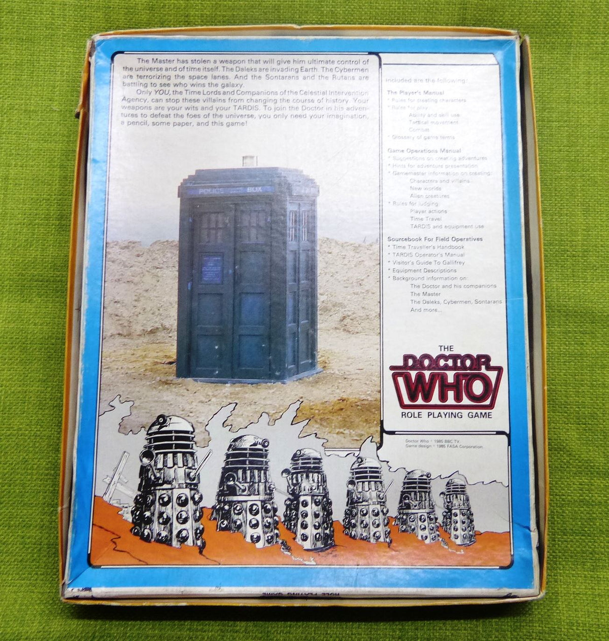 The Doctor Who Roleplaying Game - FASA 9901 #6L