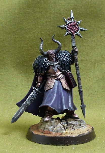 Chaos Sorcerer Lord painted - Slaves to Darkness - Warhammer AoS #5CR
