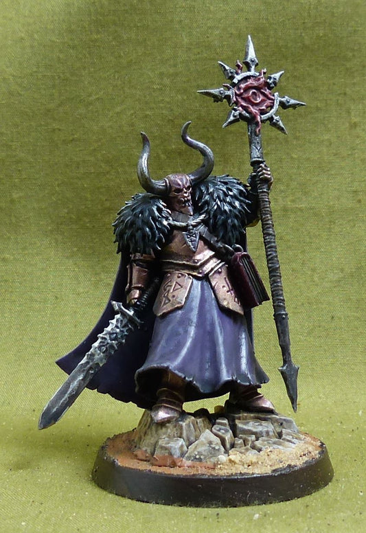 Chaos Sorcerer Lord painted - Slaves to Darkness - Warhammer AoS #5CR