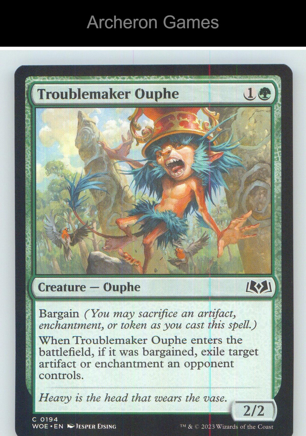 Troublemaker Ouphe WOE 194 C MTG Card NM/EX+