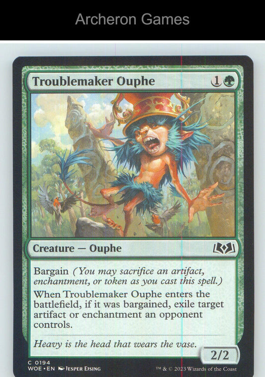 Troublemaker Ouphe WOE 194 C MTG Card NM/EX+