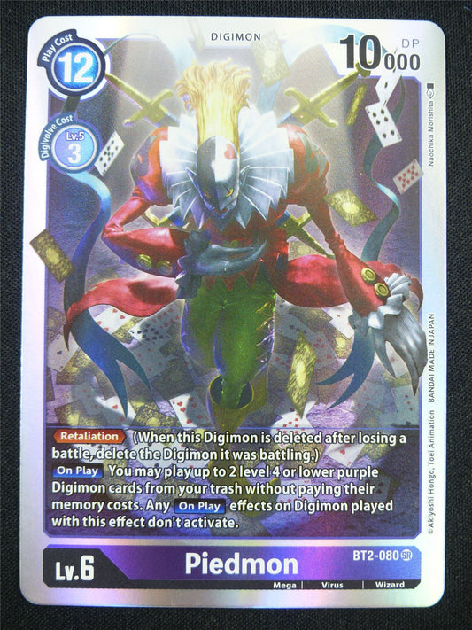 Piedmon BT2-080 SR - Digimon Card #BW