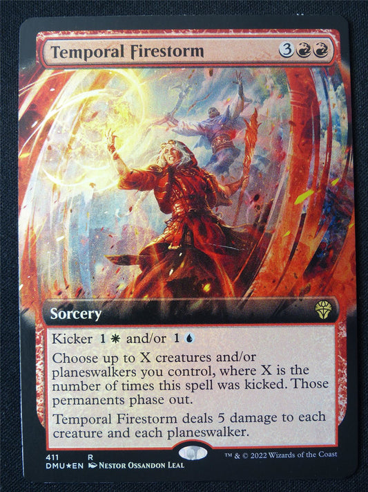 Temporal Firestorm Extended Foil - DMU - Mtg Card #2F4